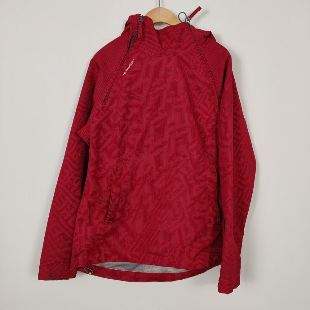 Ragwear Women's Winter Jacket in Red Size Large Gorpcore Asymmetric